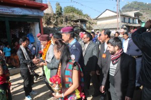 Welcoming Chitra Bahadur KC