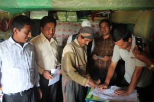 भुकम्प पिडितलाई राहात बितरण कार्यक्रम
